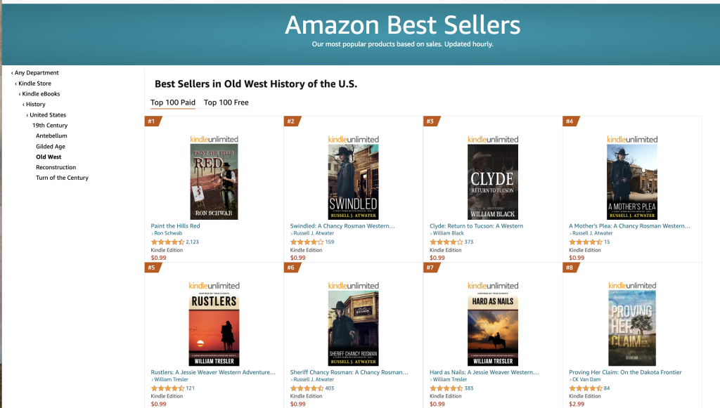 Amazon Bestselling Author CK Van Dam