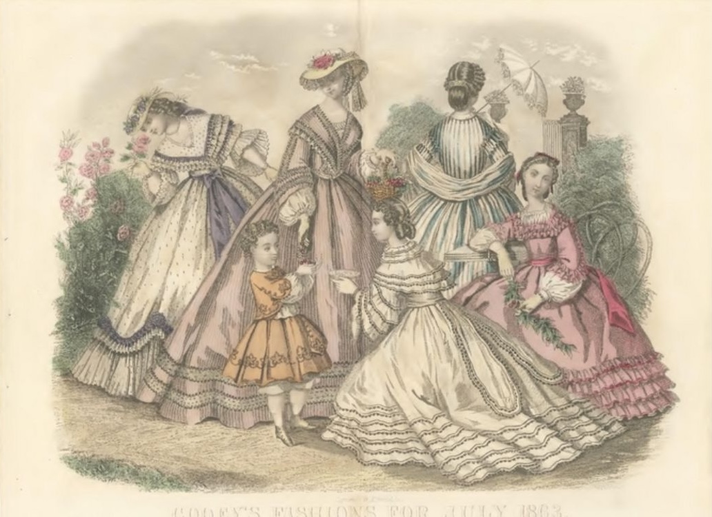 Godeys Fashion Plate 1